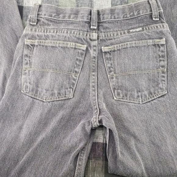 Wrangler Boy's Black Wash Slim Denim 6BCBWAB Blue Jeans Size 12‎ - Picture 8 of 8
